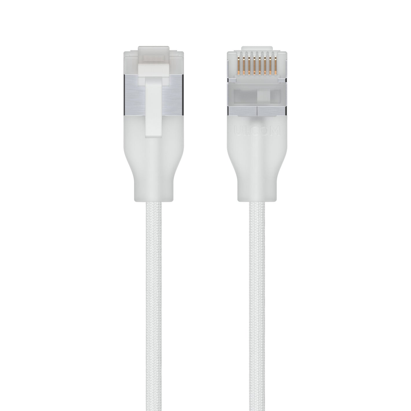Ubiquiti UACC-Cable-Patch-EL-C6A-3M-W câble de réseau Translucide, Blanc Cat6a