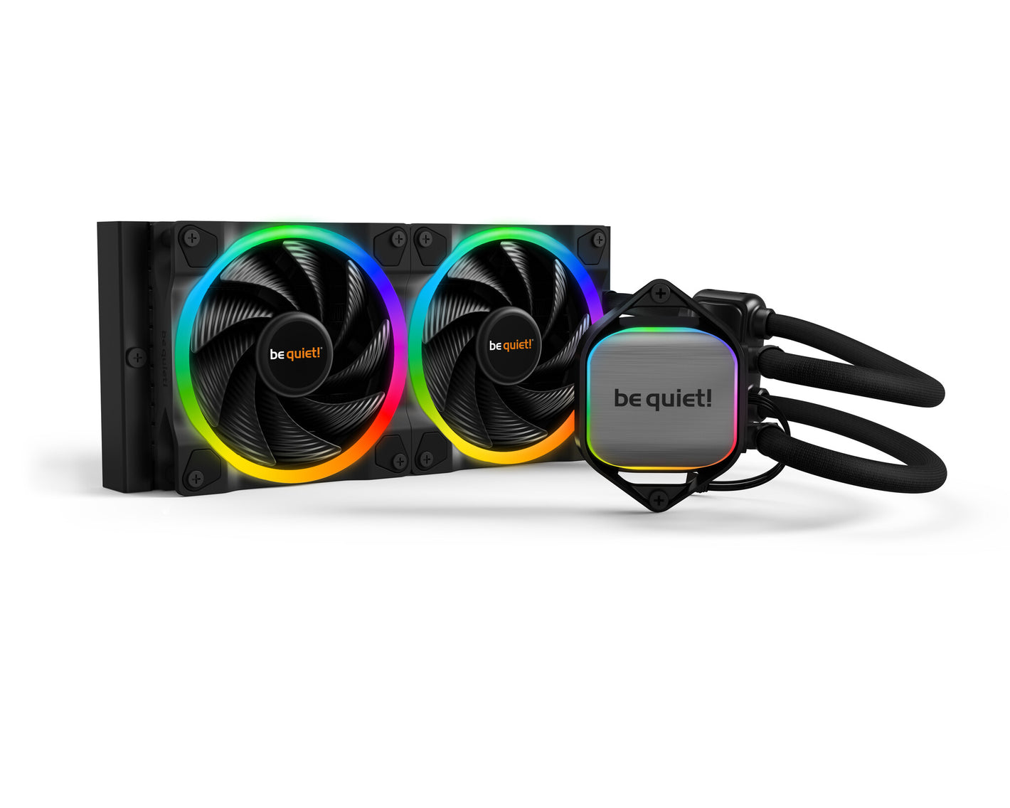be quiet! Pure Loop 2 FX 240 mm | Système de refroidissement liquide tout-en-un, 240 mm, noir, socket Intel et AMD, ARGB