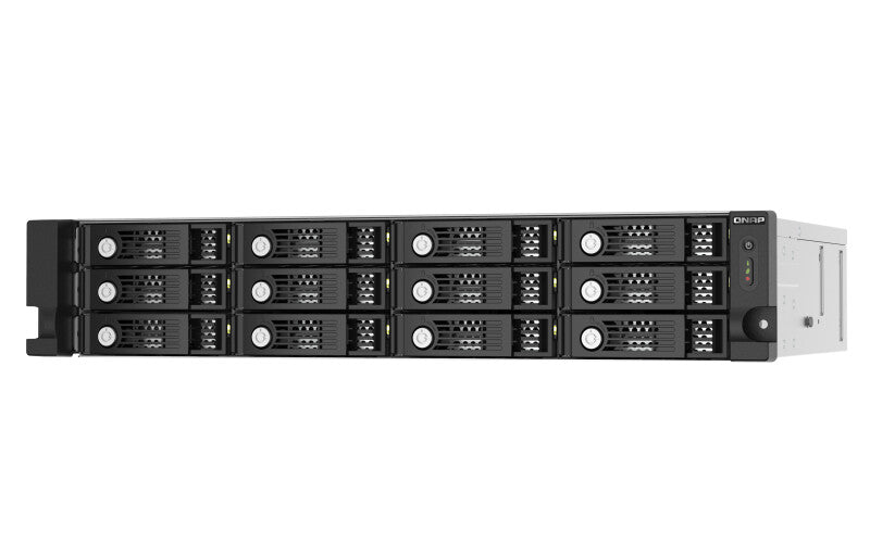 QNAP TL-R1220Sep-RP Boîtier disque dur/SSD Noir, Gris 2.5/3.5"