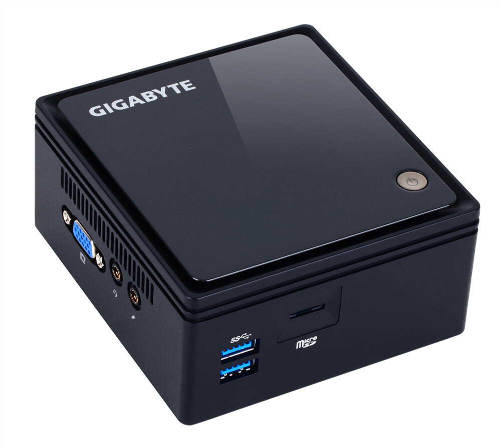 GIGABYTE GB-BACE-3160 barebone PC/ poste de travail 0,69L mini PC Noir J3160 1,6 GHz