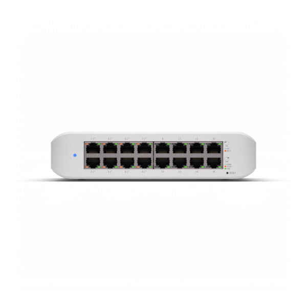 Ubiquiti UniFi Switch Lite 16 PoE L2 Gigabit Ethernet (10/100/1000) Connexion Ethernet, supportant l'alimentation via ce port (PoE) Blanc