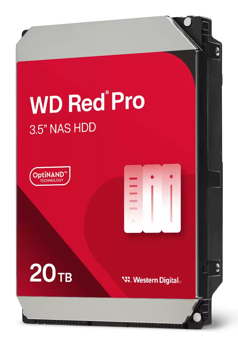 Western Digital Red Pro WD202KFGX disque dur 20 To 7200 tr/min 512 Mo 3.5" Série ATA III