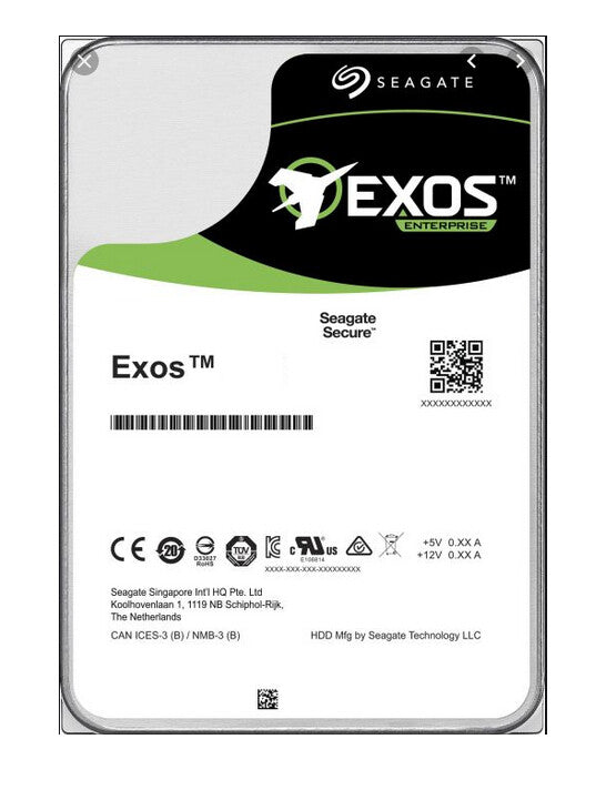 Seagate Exos X16 disque dur 14 To 7200 tr/min 256 Mo 3.5" Série ATA III