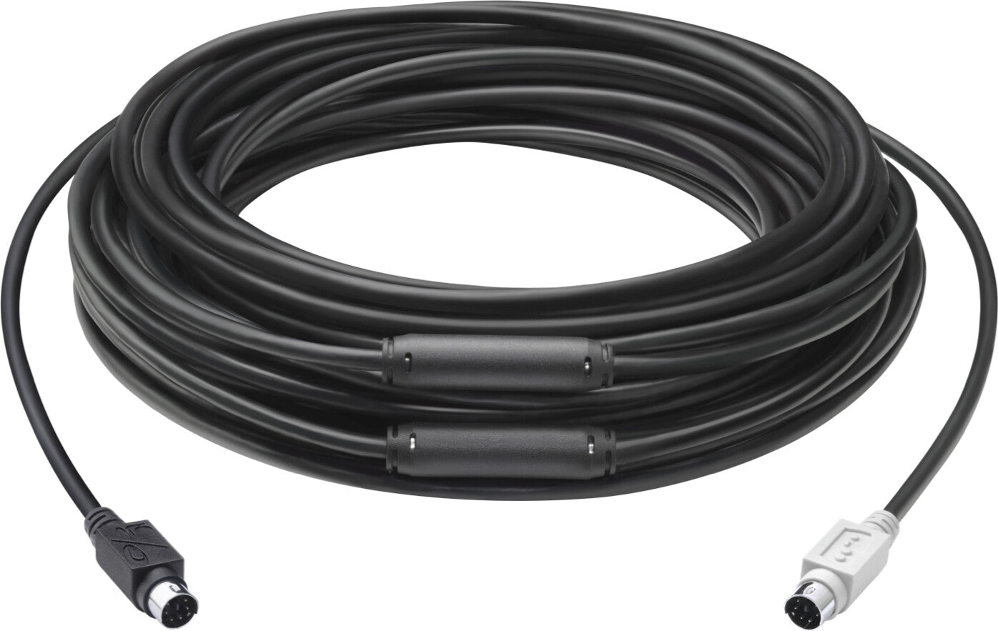 Logitech 939-001490 câble PS/2 15 m 6-p Mini-DIN Noir