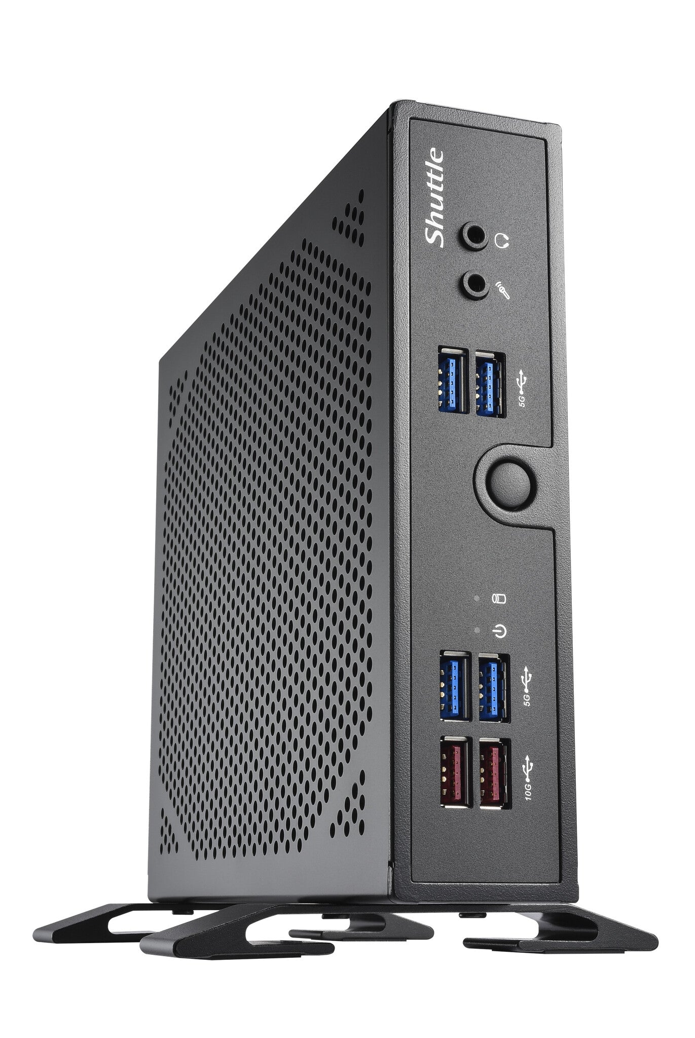 Shuttle XPC slim Barebone DS50U5, i5-1335U, 2x LAN (1x 2.5Gbit ,1x 1Gbit), 1xCOM,1xHDMI,1xDP, 1x VGA, fanless, fonctionnement permanent 24/7