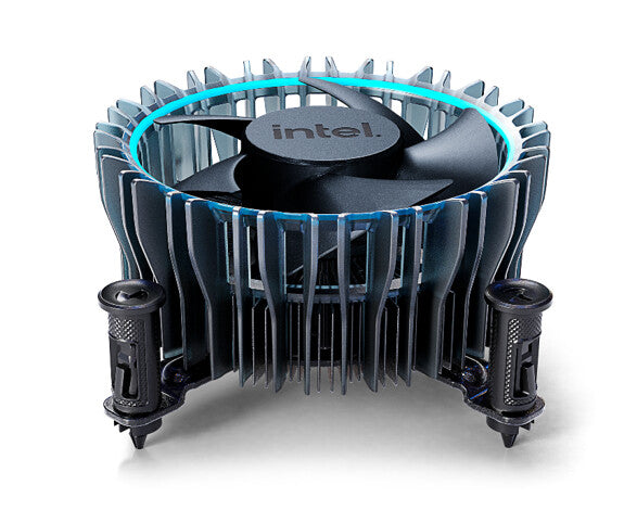 Intel Laminar RM1 Processeur Refroidisseur d'air Noir, Bleu
