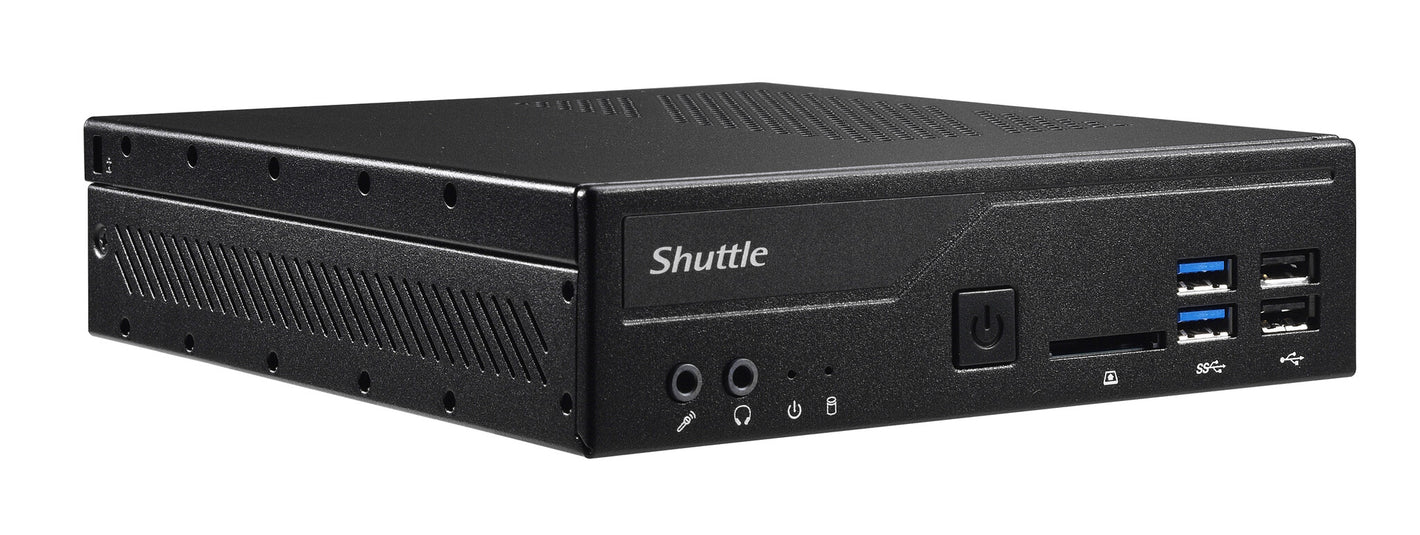 Shuttle XPС slim DH410 1,35L mini PC Noir Intel H410 LGA 1200 (Socket H5)