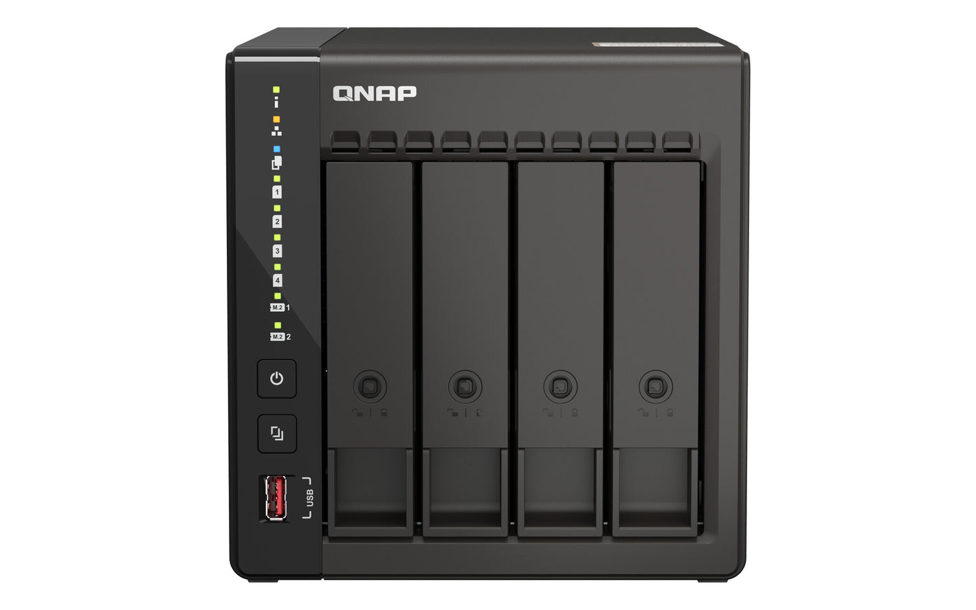 QNAP QVP-41C serveur de stockage NAS Tower Intel® Celeron® J6412 8 Go DDR4 0 To Noir