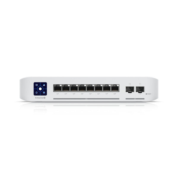 Ubiquiti UniFi Enterprise 8 PoE Géré L3 2.5G Ethernet (100/1000/2500) Connexion Ethernet, supportant l'alimentation via ce port (PoE) Acier inoxydable
