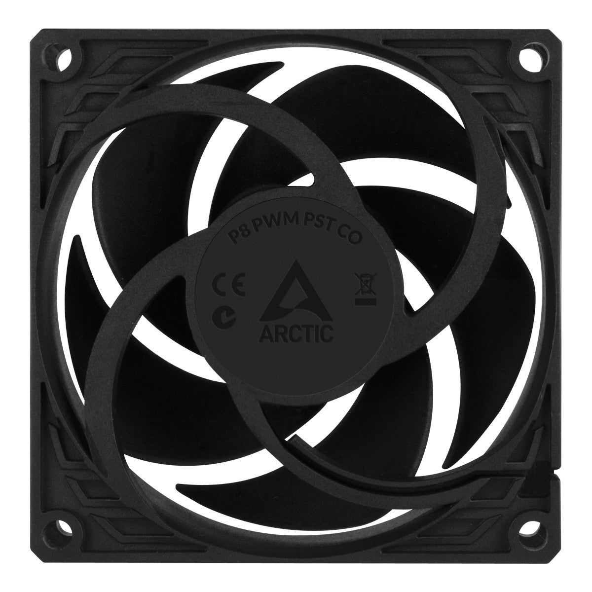 Lüfter Gehäuse Arctic P8 PWM PST CO (black) (24-7) / 4-pin_71456.jpg