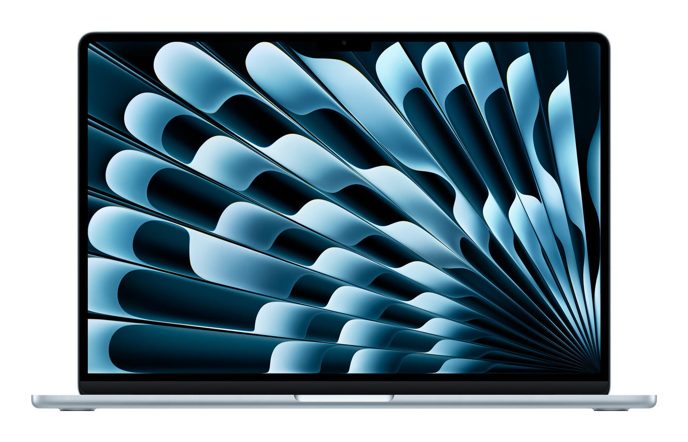 Apple MacBook Air Apple M M4 Ordinateur portable 38,9 cm (15.3") 16 Go 256 Go SSD Wi-Fi 6E (802.11ax) macOS Sequoia Bleu