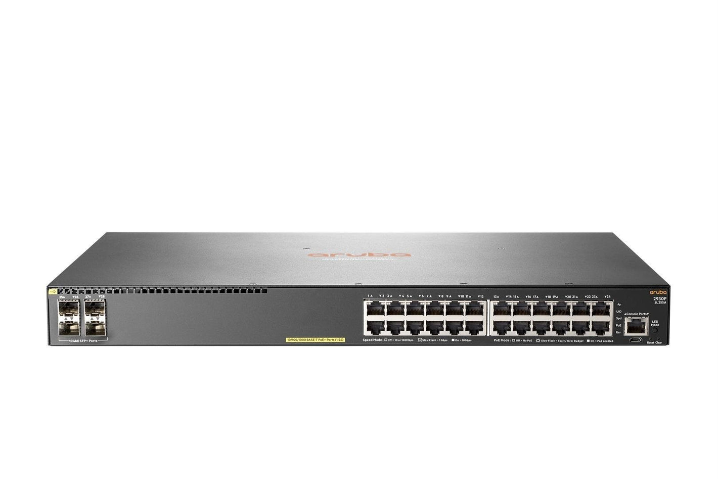 HPE Aruba Switch 2930F-24G 24xGBit/4xSFP+ PoE+ JL255A_51728.jpg