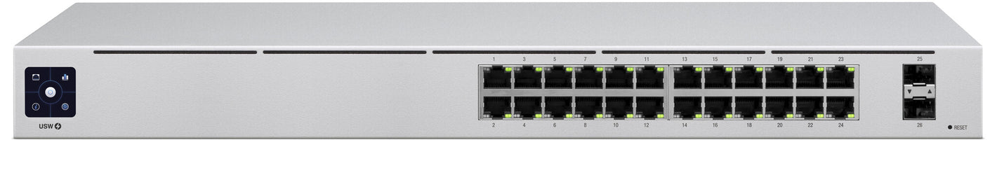 Ubiquiti UniFi USW-24 commutateur réseau Géré L2 Gigabit Ethernet (10/100/1000) Argent