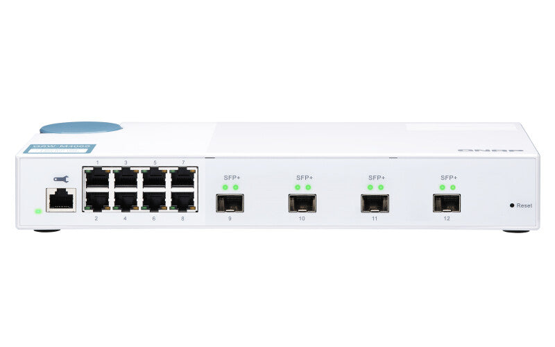 QNAP QSW-M408S commutateur réseau Géré L2 Gigabit Ethernet (10/100/1000) Blanc