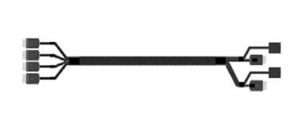 Intel A2U4PSWCXCXK1 câble Serial Attached SCSI (SAS) 0,755 m Noir