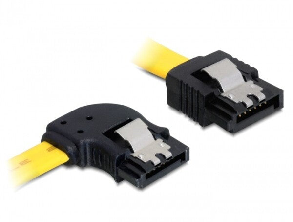 DeLOCK 0.3m SATA M/M câble SATA 0,3 m Jaune