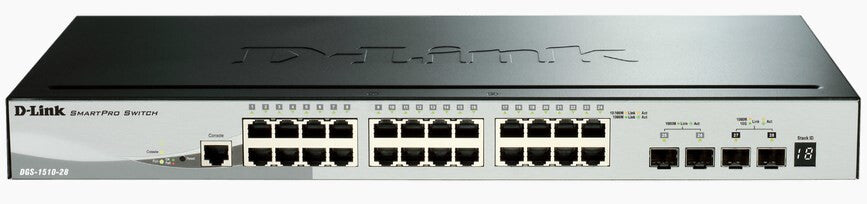 D-Link DGS-1510 Géré L3 Gigabit Ethernet (10/100/1000) Noir