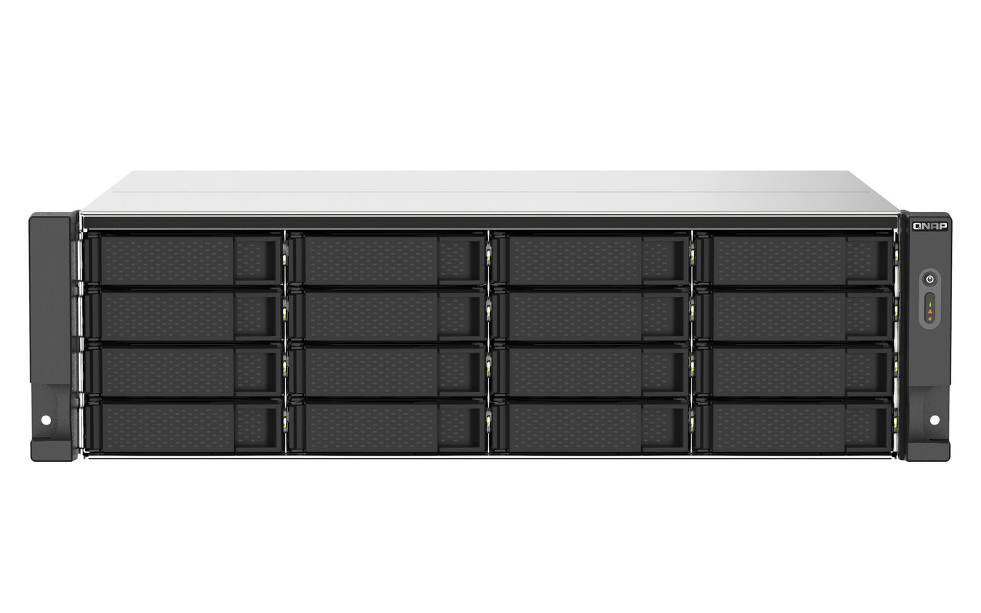 QNAP TS-1673AU-RP-16G serveur de stockage NAS Rack (3 U) Ryzen Embedded V1500B 16 Go DDR4 0 To QNAP QTS Noir, Gris