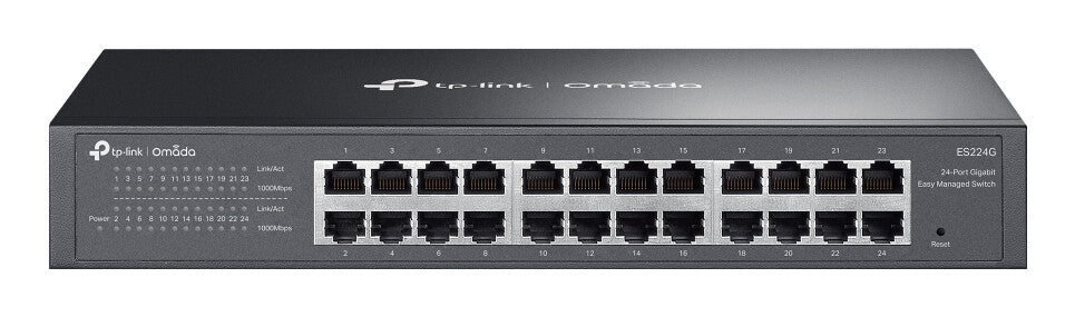 TP-Link Omada ES224G commutateur réseau Géré L2 Gigabit Ethernet (10/100/1000) Noir