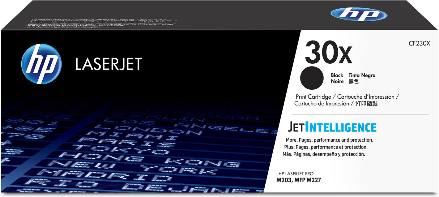 HP Cartouche de toner 30X LaserJet noir grande capacité originale