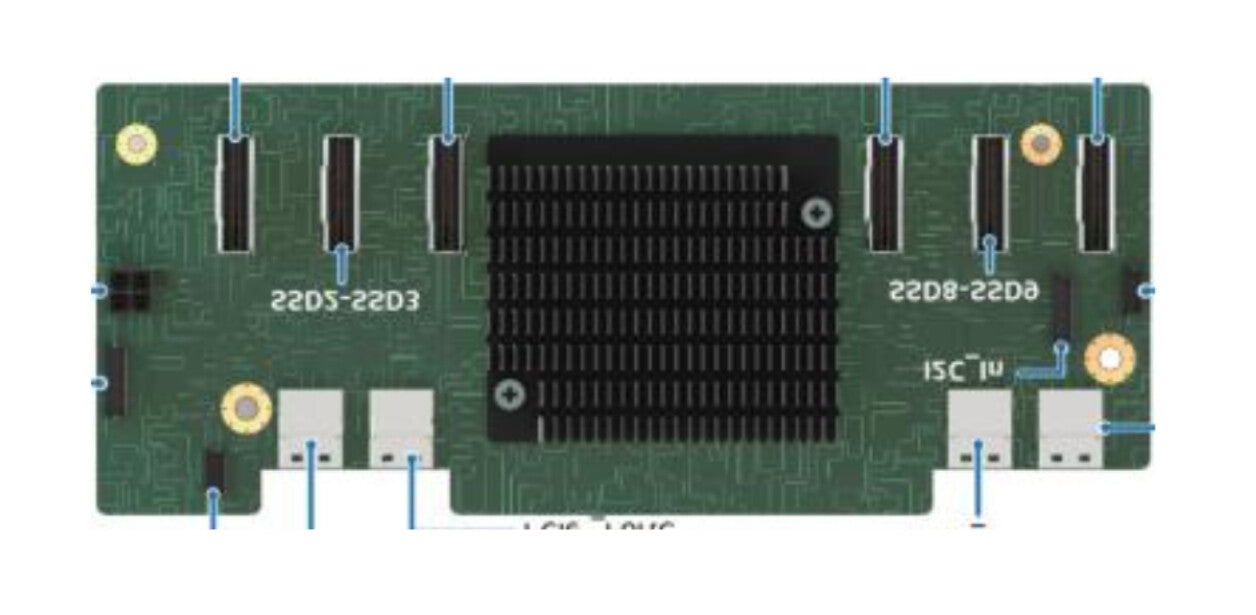 Intel 2U Midplane Plaque d’extension