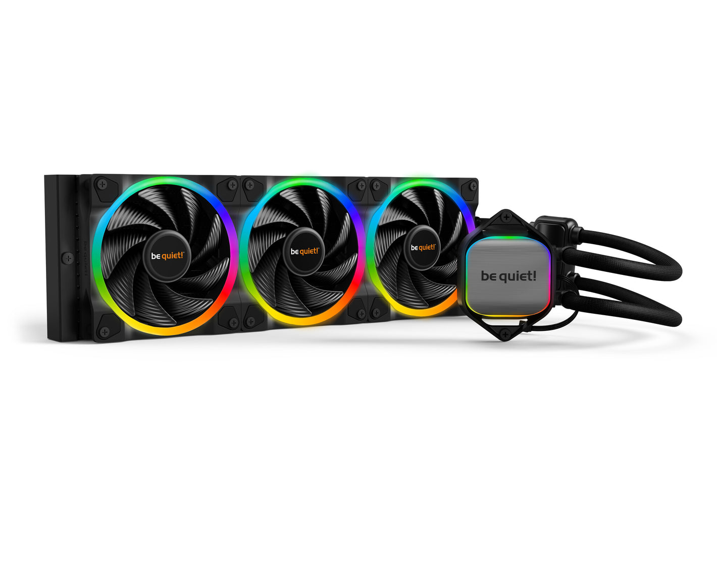 be quiet! Pure Loop 2 FX 360 mm | Système de refroidissement liquide tout-en-un, 360 mm, noir, socket Intel et AMD, ARGB