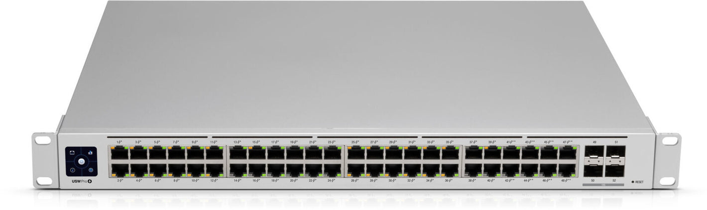 Ubiquiti UniFi USW-PRO-48 commutateur réseau Géré L2/L3 Gigabit Ethernet (10/100/1000) 1U Argent