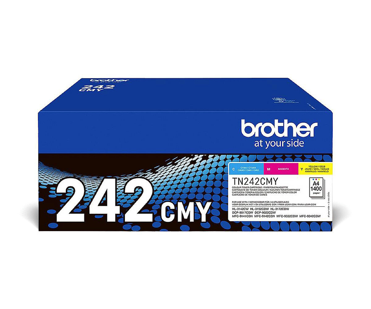 Brother TN-242CMY Cartouche de toner 1 pièce(s) Original Cyan, Magenta, Jaune