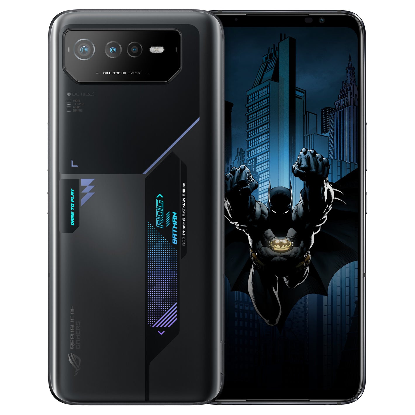 ASUS ROG Phone 6 AI2203-5B028E1 17,2 cm (6.78") Double SIM Android 12 5G USB Type-C 12 Go 256 Go 6000 mAh Noir