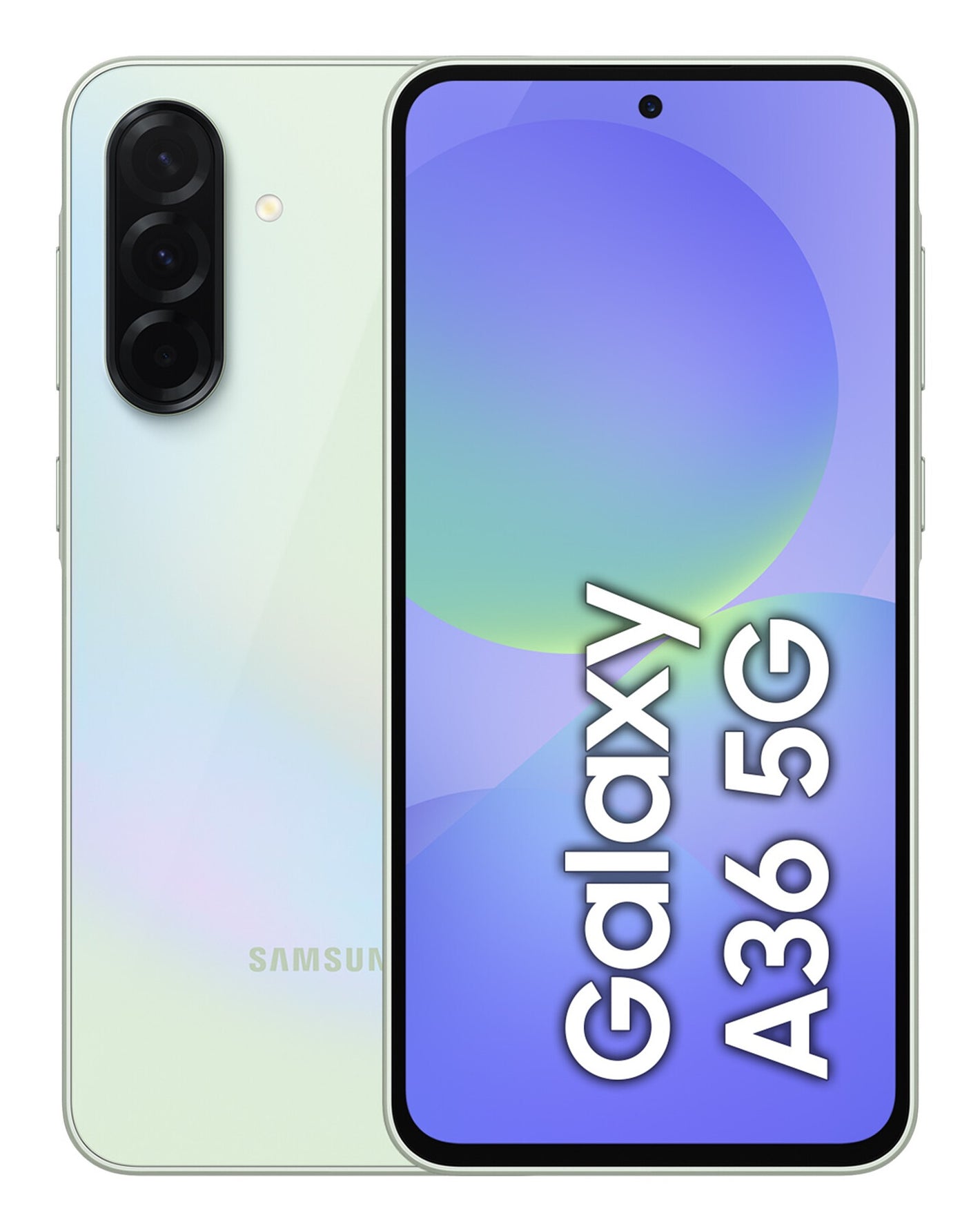 Samsung Galaxy A36 17 cm (6.7") Double SIM Android 15 5G USB Type-C 6 Go 128 Go 5000 mAh Citron vert