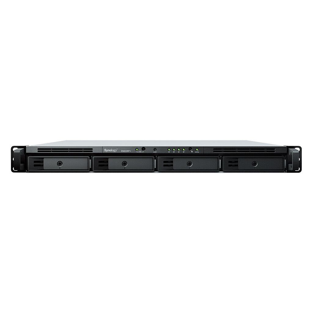 Synology RackStation RS822RP+ serveur de stockage NAS Rack (1 U) Ryzen Embedded V1500B 2 Go DDR4 0 To DiskStation Manager Gris