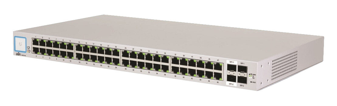 Ubiquiti UniFi US-48-500W commutateur réseau Géré Gigabit Ethernet (10/100/1000) Connexion Ethernet, supportant l'alimentation via ce port (PoE) 1U Argent