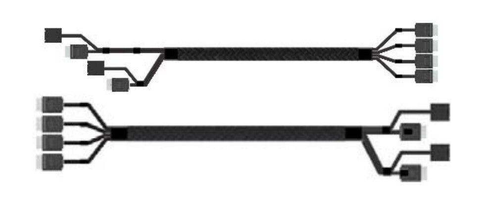 Intel A2U8PSWCXCXK1 câble Serial Attached SCSI (SAS) 0,725 m Noir