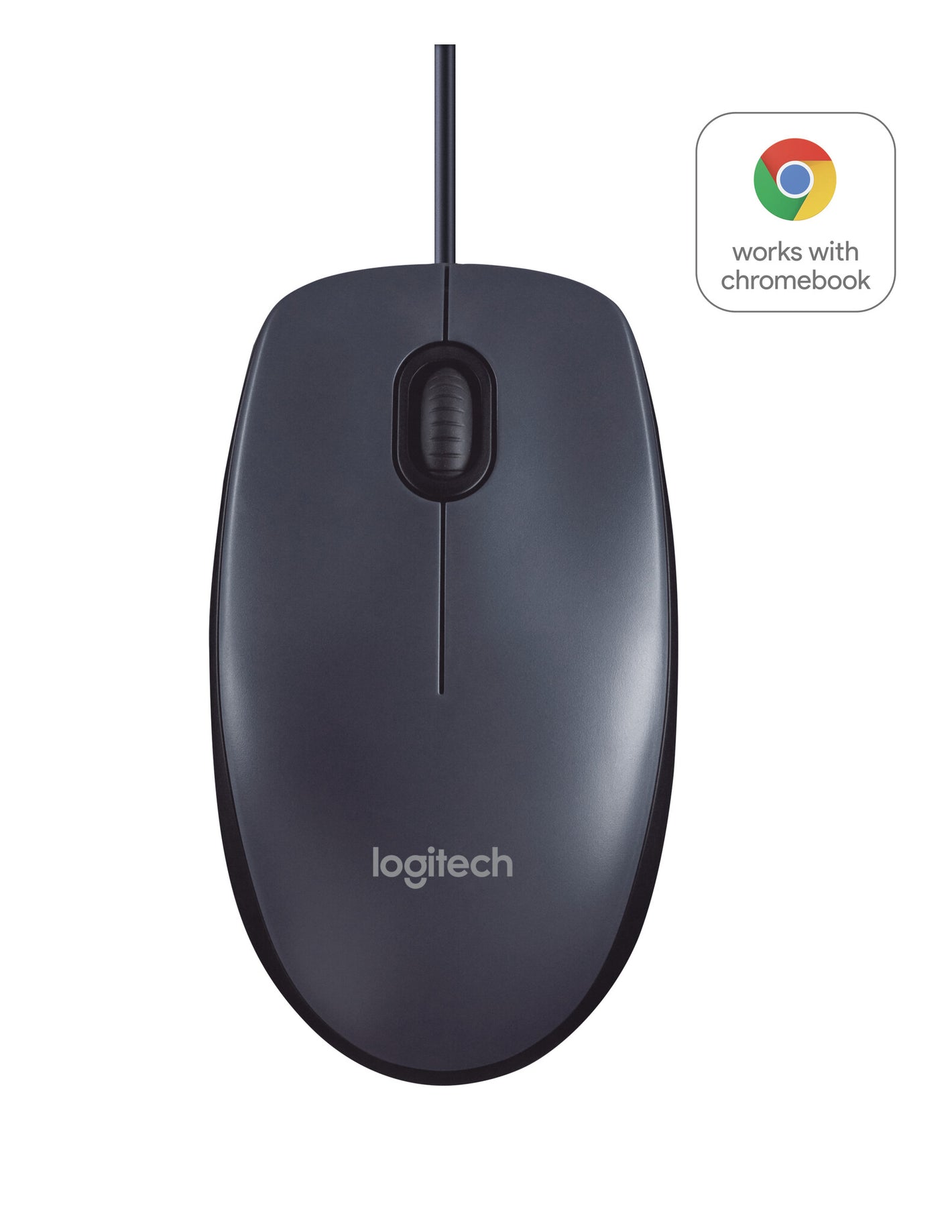 Logitech B100 souris Bureau Ambidextre USB Type-A Optique 800 DPI