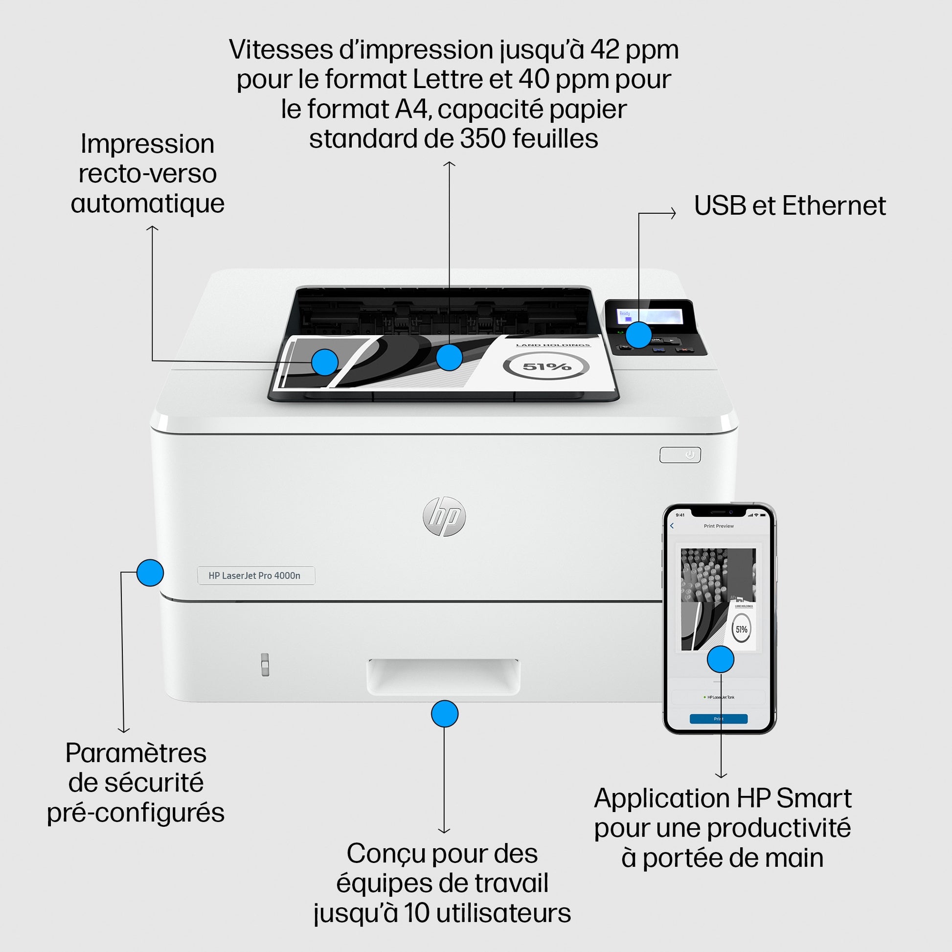 HP LaserJet Pro 4002 dn Drucker - s/w - Duplex - Laser -_67685.jpg