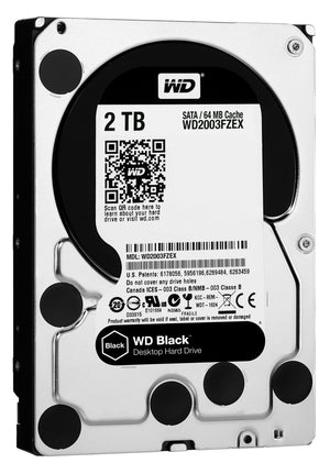 Western Digital WD_BLACK Black disque dur 2 To 7200 tr/min 64 Mo 3.5" Série ATA III