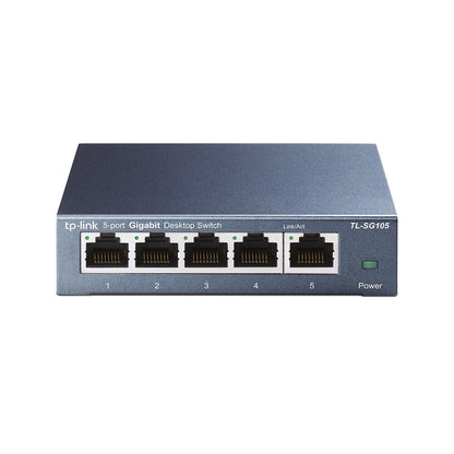 TP-Link TL-SG105 commutateur réseau Non-géré L2 Gigabit Ethernet (10/100/1000) Noir