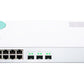 QNAP QSW-308S commutateur réseau Non-géré Gigabit Ethernet (10/100/1000) Blanc