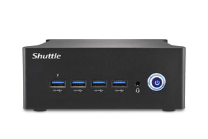 Shuttle Nano PC NT10H5, Intel Core Ultra 5 125H, Intel Arc graphics, 2xHDMI, 2xUSB 4.0 (DP), 2x2.5Gbit LAN, VESA, 24/7