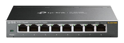 TP-Link TL-SG108E commutateur réseau Géré L2 Gigabit Ethernet (10/100/1000) Noir