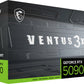 MSI VENTUS GEFORCE RTX 5090 32G 3X OC carte graphique NVIDIA 32 Go GDDR7