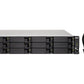 QNAP TL-R1200C-RP Boîtier de disques de stockage Boîtier disque dur/SSD Noir, Gris 2.5/3.5"