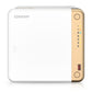 QNAP TS-462-4G serveur de stockage NAS Tower Intel® Celeron® N4505 4 Go DDR4 0 To QNAP QTS Blanc