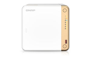 QNAP TS-462-4G serveur de stockage NAS Tower Intel® Celeron® N4505 4 Go DDR4 0 To QNAP QTS Blanc
