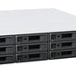 Synology RackStation RS2423RP+ serveur de stockage NAS Rack (2 U) Ryzen Embedded V1780B 8 Go DDR4 0 To DiskStation Manager Noir, Gris