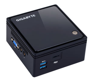 GIGABYTE GB-BACE-3160 barebone PC/ poste de travail 0,69L mini PC Noir J3160 1,6 GHz