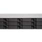 QNAP TL-R1200C-RP Boîtier de disques de stockage Boîtier disque dur/SSD Noir, Gris 2.5/3.5"
