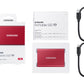 Samsung Portable SSD T7 1 To USB Type-C 3.2 Gen 2 (3.1 Gen 2) Rouge