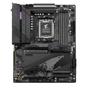 GIGABYTE B650 AORUS PRO AX Carte mère - Compatible avec les processeurs AMD Ryzen 9000, VRM numérique 16+2+1 phases, jusqu'à 8000 MHz DDR5 (OC), 1xPCIe 5.0 + 2xPCIe 4.0 M.2, Wi-Fi 6E, LAN 2.5GbE, USB 3.2 Gen 2x2