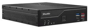 Shuttle Slim PC DH670V2 , S1700, 2x HDMI, 2x DP , 2x 2.5G LAN, 2x COM, 8x USB, 1x 2.5", 2x M.2, fonctionnement permanent 24/7, attaches VESA